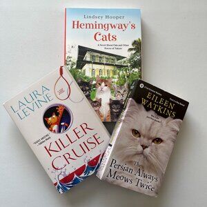 * NEW* Bundle of 3 paperback cat themes novels